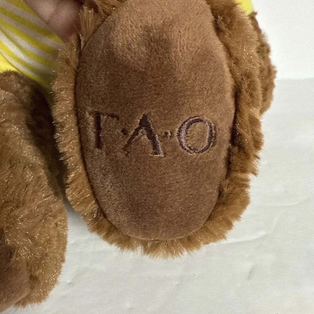 FAO Schwarz Teddy Bear Yellow Duck Outfit 12